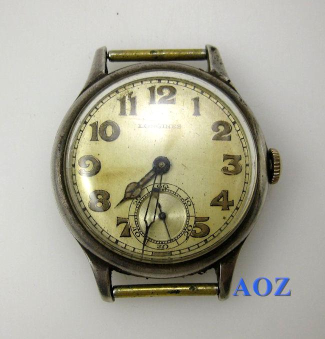 Longines cassa argento