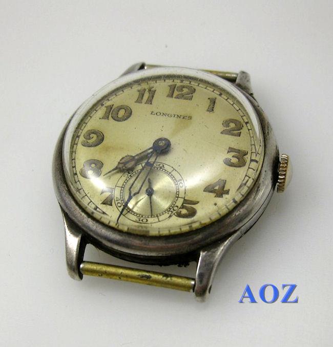Longines cassa argento