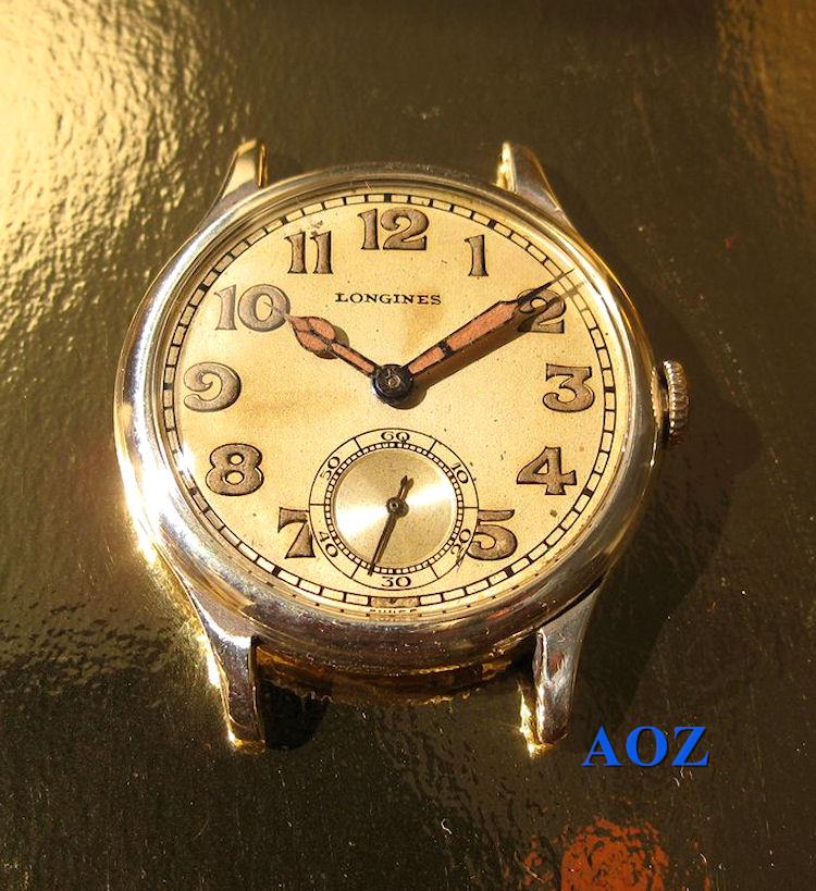 Longines cassa argento