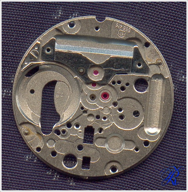 platina del movimento al quarzo